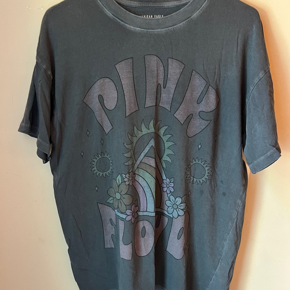 American Egale Pink Flyod Oversized Tee